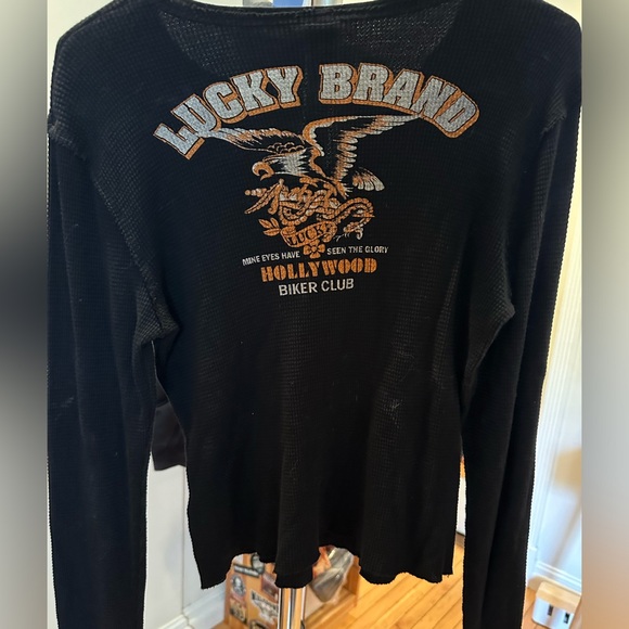 Lucky Brand Women’s Thermal Shirt, Size L - Picture 4 of 5